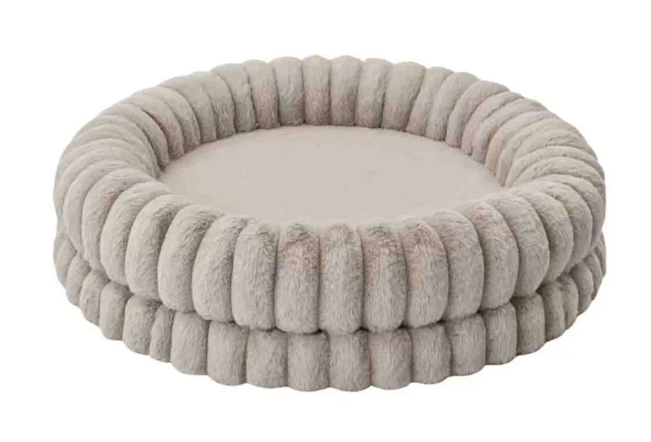 FREEDOG, Pyöreä lemmikkipeti, M-koko (76cm*76cm*18cm), Beige