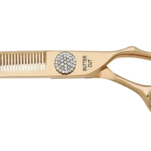GEIB CRYSTAL GOLD 6,5″ kaarevat ohennussakset