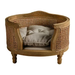 George design sänky – Punottu pellava ecru