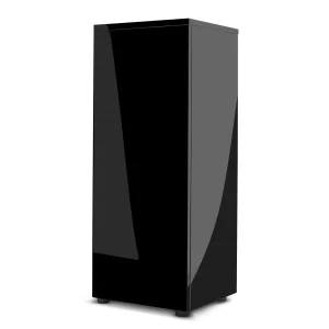 Glossy Cube akvaariokaluste Musta 50cm