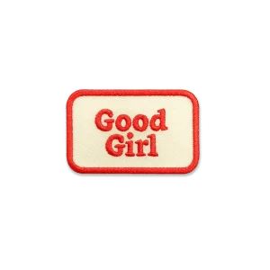 Good Girl -silitettävä kangasmerkki koiralle
