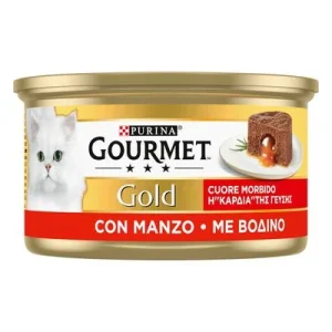 Gourmet Gold Melting Heart 24 x 85 g -säästöpakkaus nauta