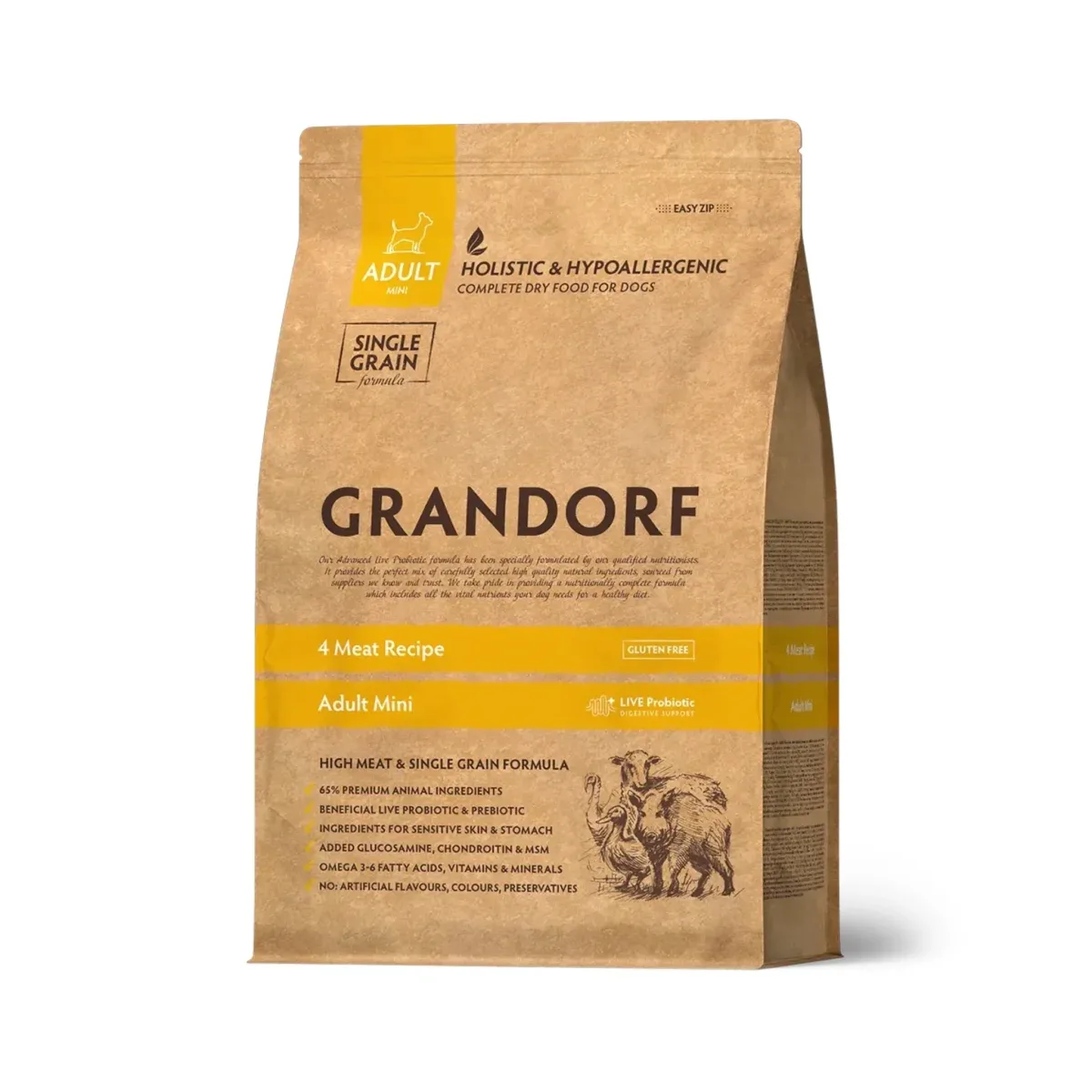 GRANDORF Adult Mini, 4 Lihaa