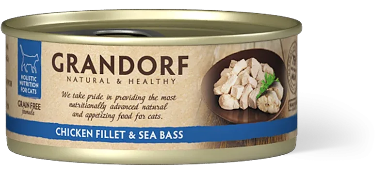 Grandorf Cat Chicken Breast &Seabass 70g