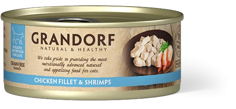 Grandorf Cat Chicken Breast&Shrimps 70g