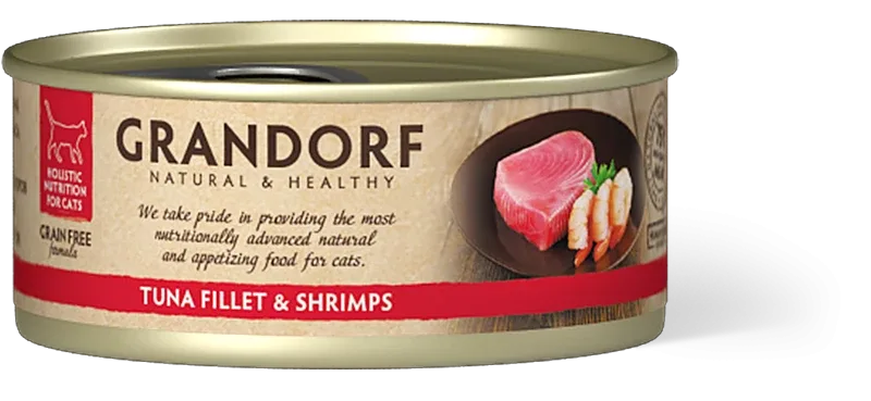 Grandorf Cat Tuna Fillet&Shrimps 70g