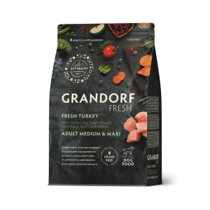 GRANDORF FRESH Adult Medium & Maxi, Kalkkuna 10kg