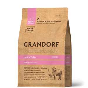 Grandorf Lammas & kalkkuna – Puppy kaikki rodut