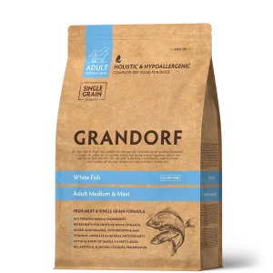 Grandorf Valkoinen kala aikuiset kaikki rodut