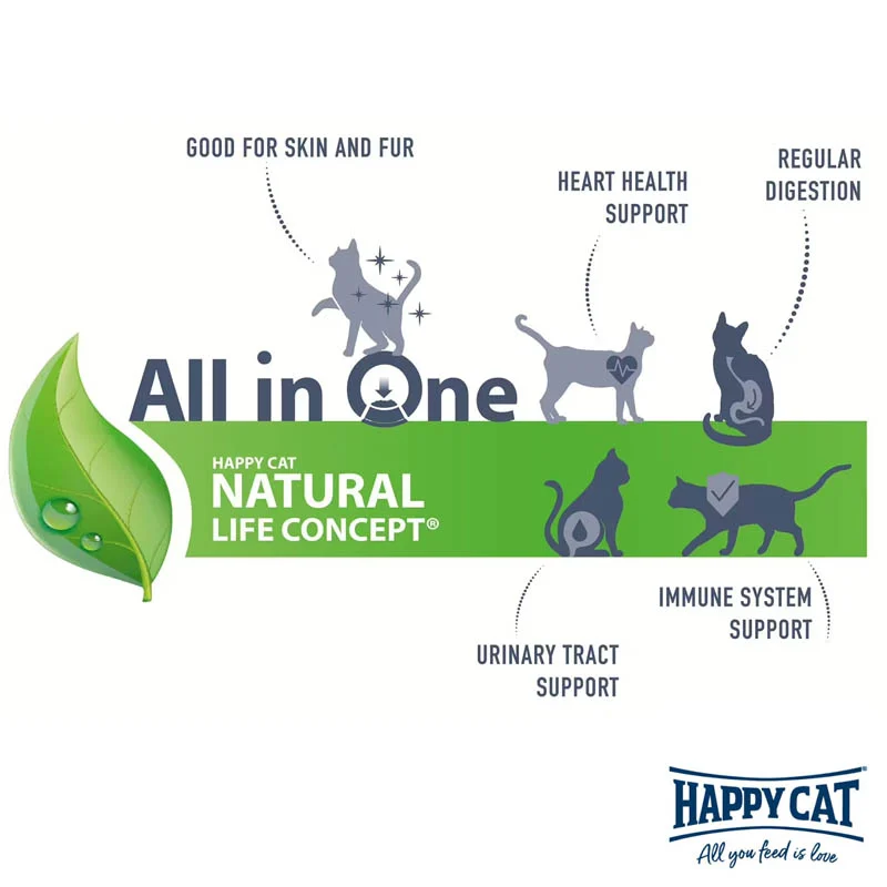 Happy Cat Atlantic Salmon kissan kuivaruoka - Image 2
