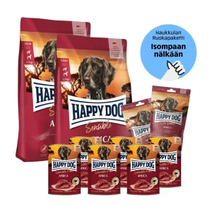 Happy Dog Sensible Africa – Tassuväen Megapaketti
