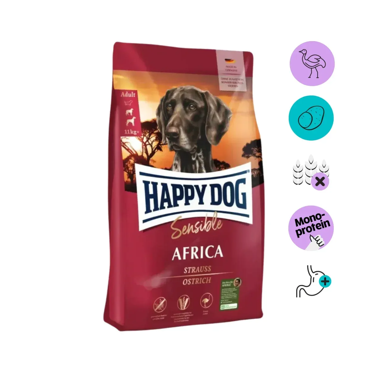 Happy Dog Sensible Africa – Viljaton