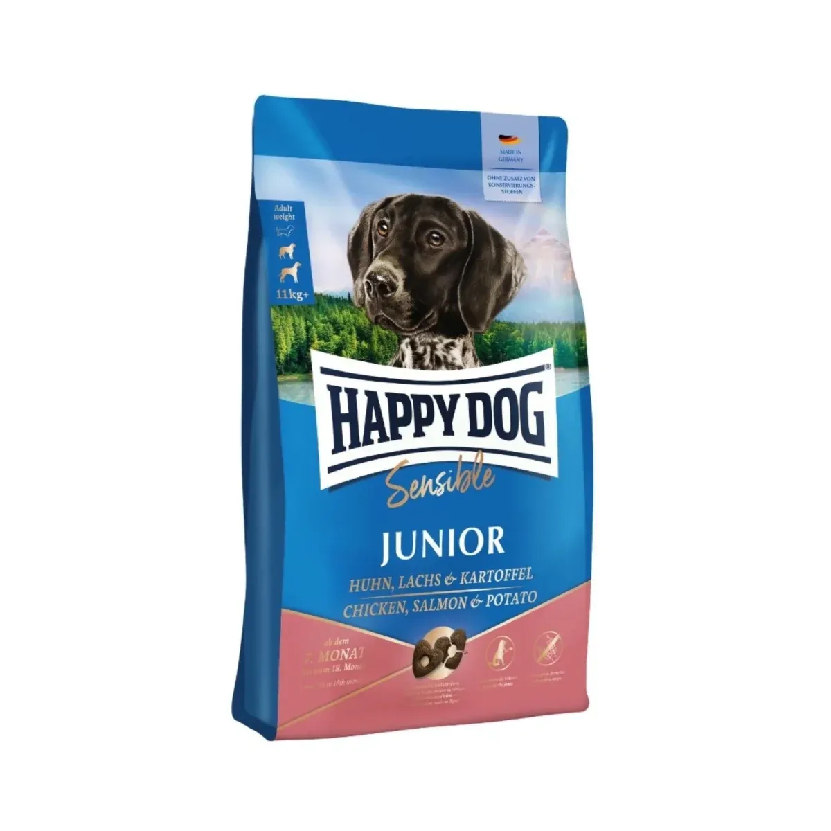 Happy Dog Sensible Junior – Kana, Lohi & Peruna