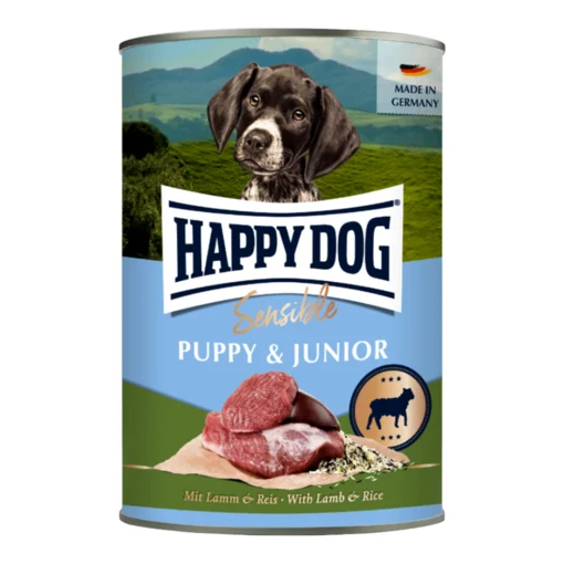 Happy Dog Sensible Puppy&Junior Lammas&Riisi 400g