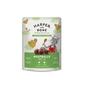 Harper & Bone Cat Adult Meatballs Flavours of the Farm 85 g