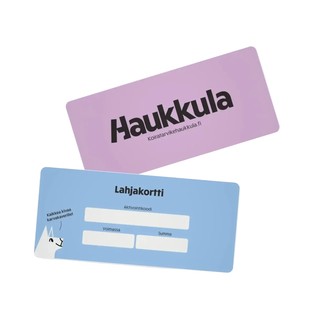 Haukkulan Paperinen Lahjakortti – Valitse summa