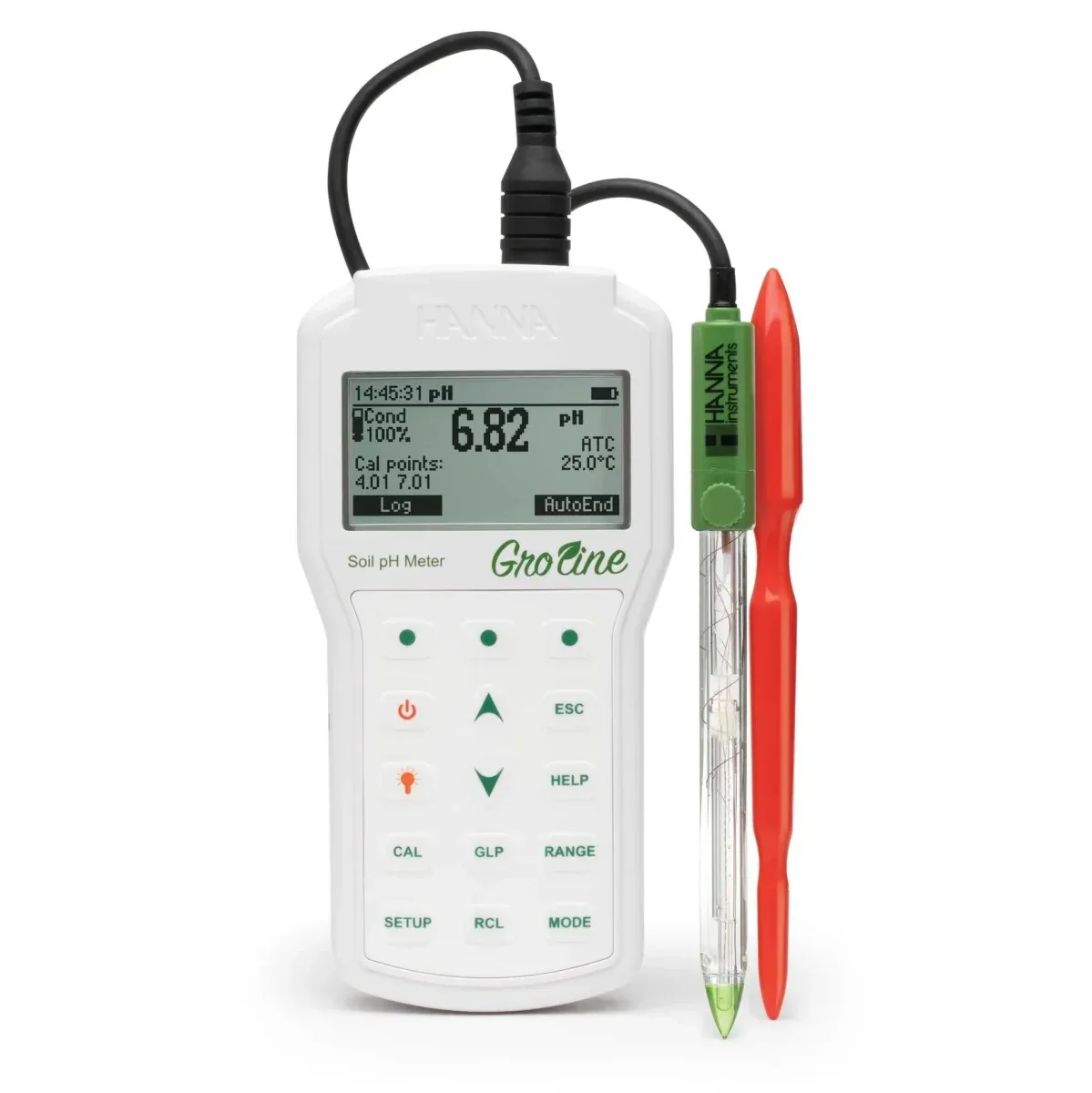 HI-98168 professional pH & Temperature Meter for soil – GroLine