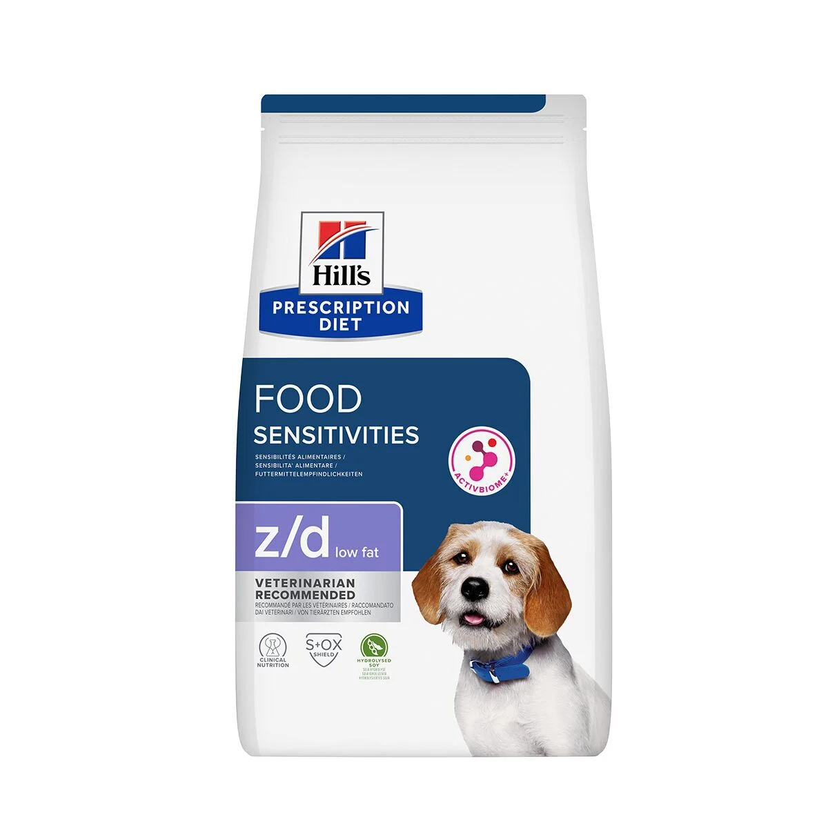 Hill’s Prescription Diet dog z/d Low Fat Hydrolysed Soy