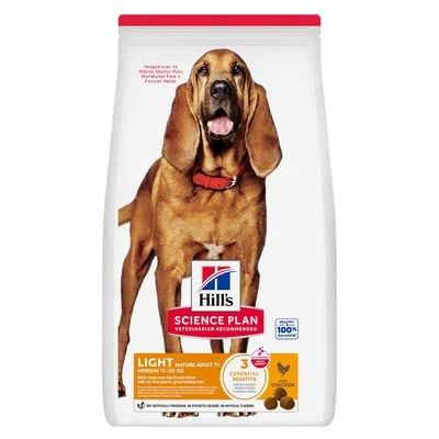 Hill's Science Plan Mature Adult 7+ Medium Light kana 14 kg