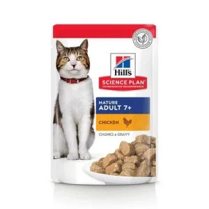 Hill's Science Plan Mature Adult 7+ merikala & kana 12 x 85 g kana