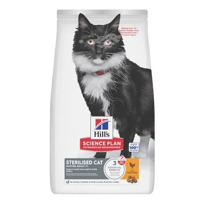Hill's Science Plan Sterilised Cat Mature Adult 7+ kana 3 kg