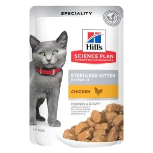 Hill's Science Plan Sterilised Kitten kana (12 x 85 g)