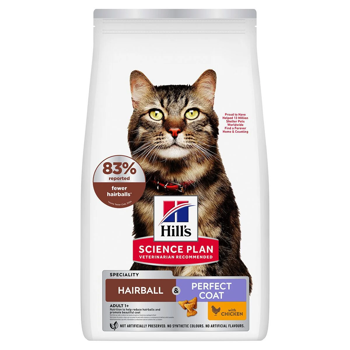 Hill’s SP Feline Adult Hairball & Perfect Coat Chicken