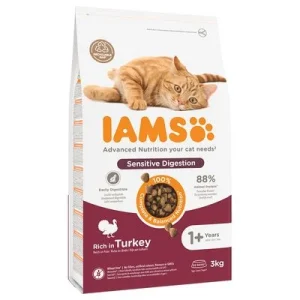 IAMS for Vitality Sensitive Digestion Adult & Senior kalkkuna