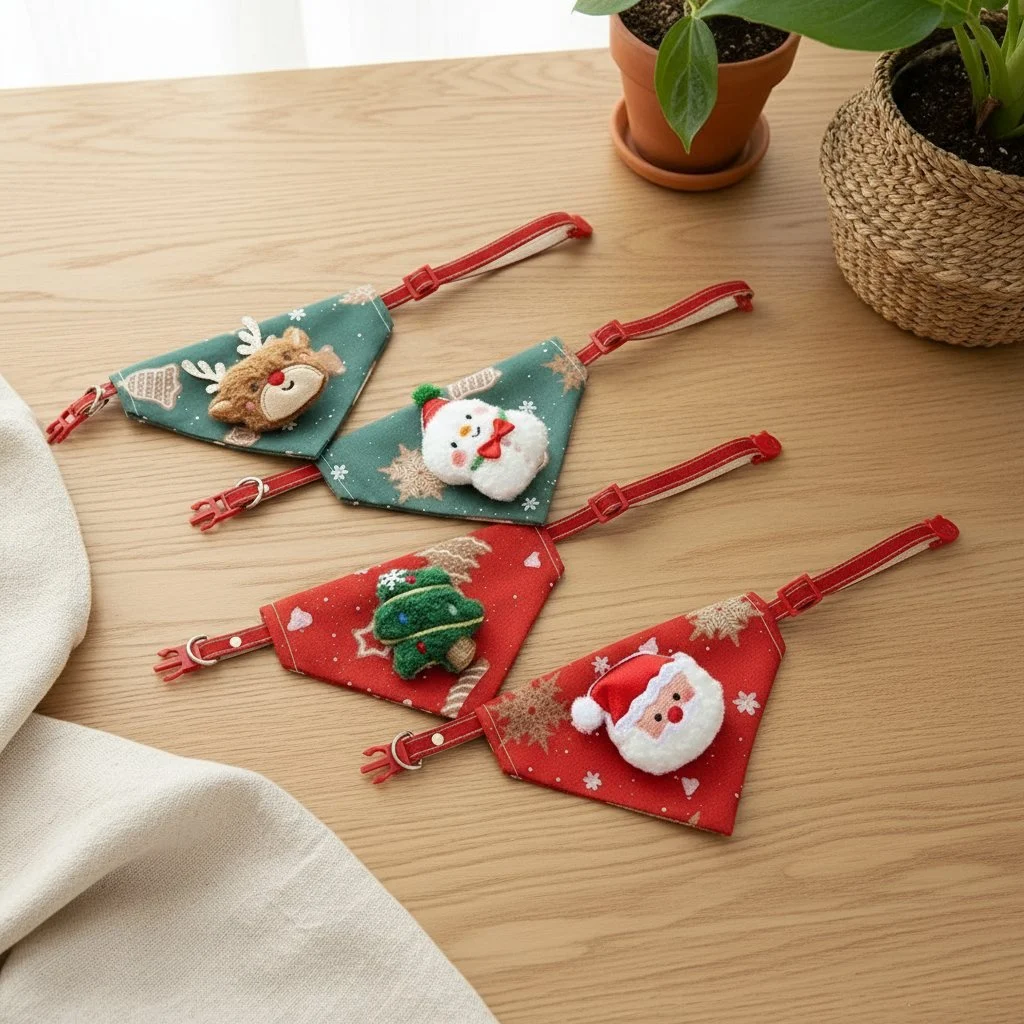 Joulubandana kissoille ja pienille koirille