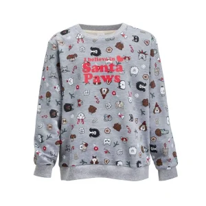 Joulupaita lapsille Little&Bigger Xmas harmaa