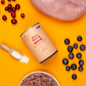 Juicy Turkey Koiran m盲rk盲ruoka 400g
