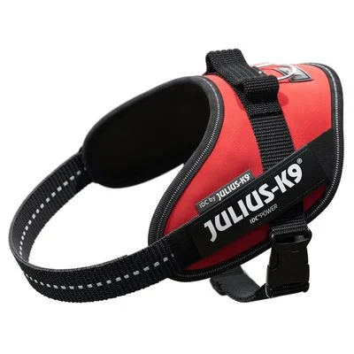 JULIUS-K9 IDC® Power -koiranvaljaat, punainen rinnanympärys 49 - 67 cm (Mini-koko)