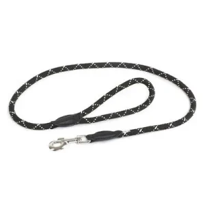 JULIUS-K9 IDC® Tau hihna 120 cm pitkä, Ø 10 mm, musta