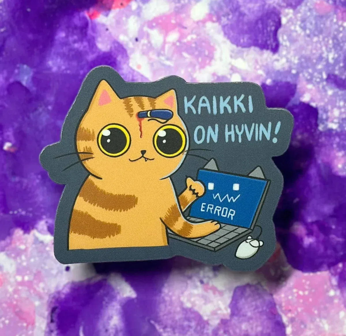 Kaikki on hyvin – Säänkestävä tarra