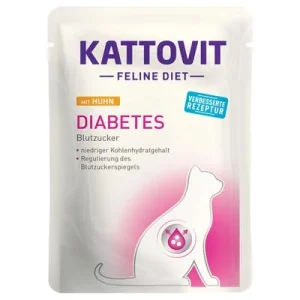 Kattovit Feline Diabetes / Weight 24 x 85 g kana