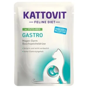 Kattovit Gastro Pouch 6 x 85 g kalkkuna & riisi