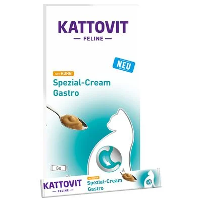 Kattovit Gastro Spezial-Cream kana (6 x 15 g)