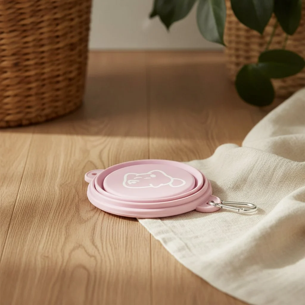 Kevyt, kannettava ruokakuppi koirille ja kissoille