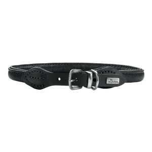 Koiran nahkapanta Hunter Round & Soft Canadian Up, musta