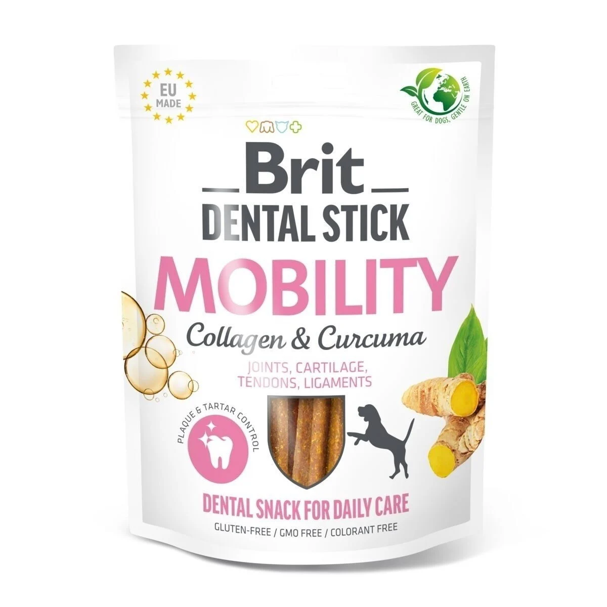Koiran purutikut Brit Care Mobility Curcuma & Collagen 7 kpl