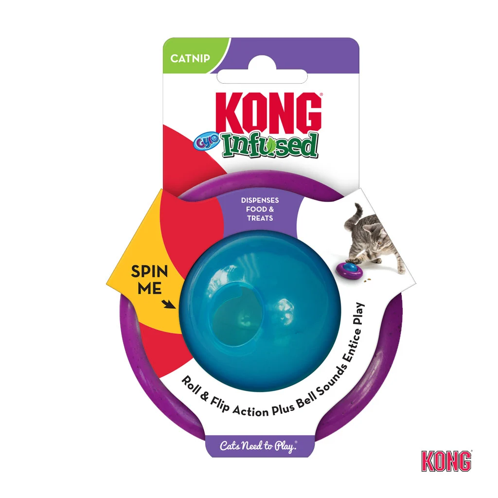 Kong Infused Cat Gyro aktivointilelu 11 cm - Image 2