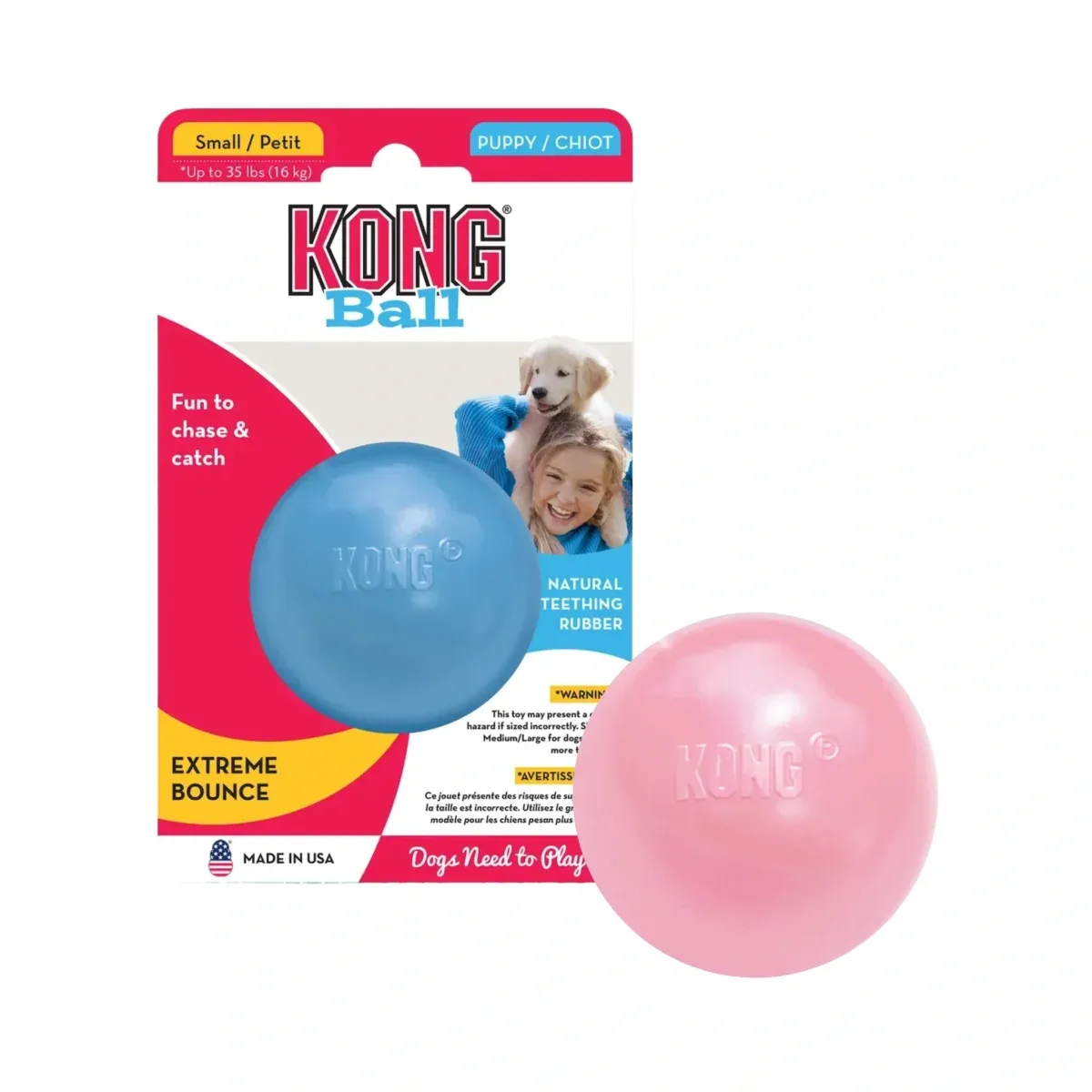 KONG Puppy Ball – Pentujen pallo