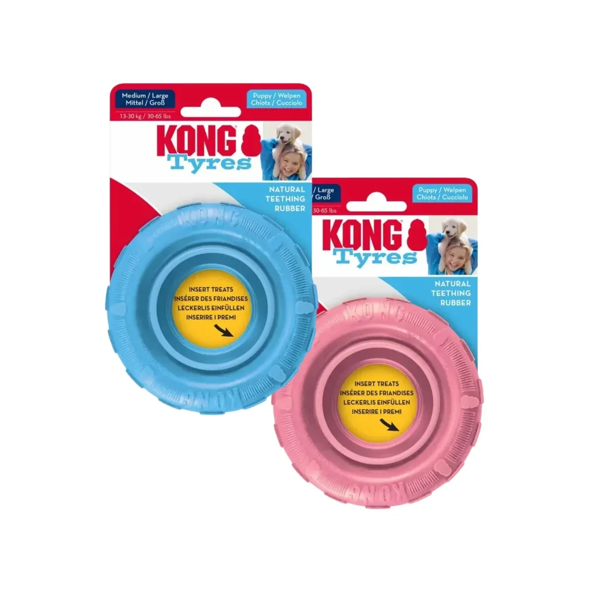 KONG Puppy Tyres – Pentujen rengaslelu