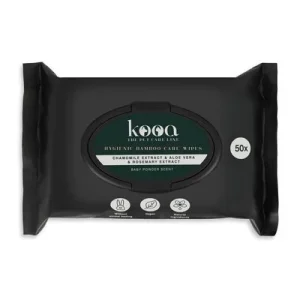 kooa -bambukuituiset hygieniapyyhkeet vauvapuuterin tuoksu