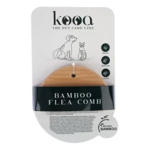 kooa-kirppukampa bambusta P 10 x L 6,7 x K 1 cm