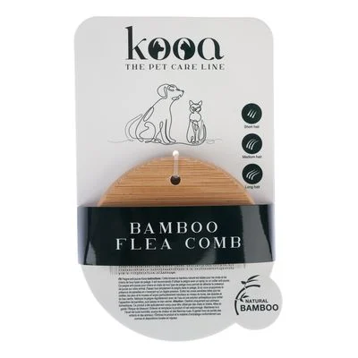 kooa-kirppukampa bambusta P 10 x L 6,7 x K 1 cm