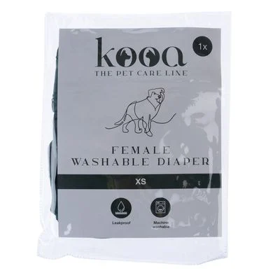 kooa pestävä vaippa narttukoirille koko XS