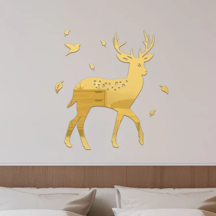Koristepeilisarja 3D 8kpl/Set Deer Gold