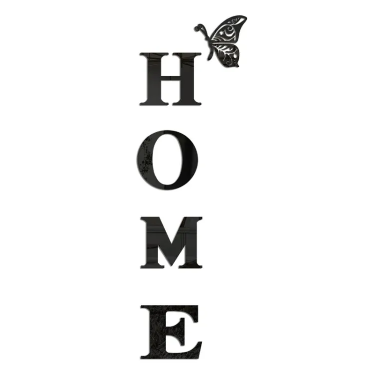 Koristepeilisarja 3D HOME Black