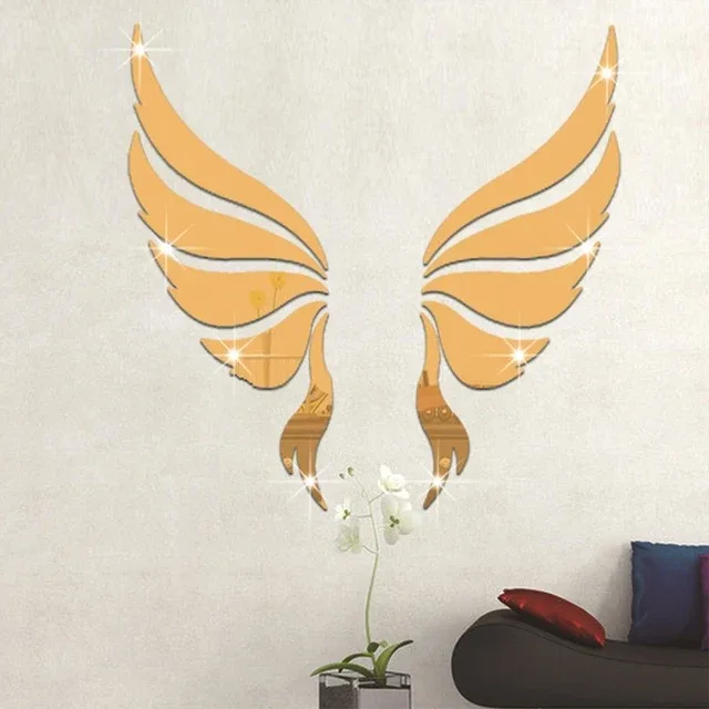 Koristepeilisarja 3D Wings Gold